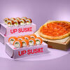 Логотип кафе UP SUSHI