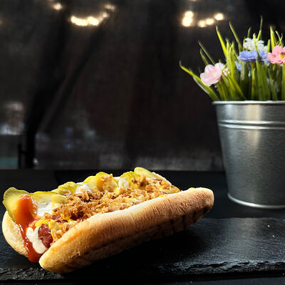 Хот-дог Датский в Торговый дворик по цене 370 ₽