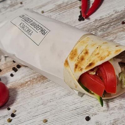 Классическая шаверма (большая) в 28 Отдел Шавермы по цене 554 ₽