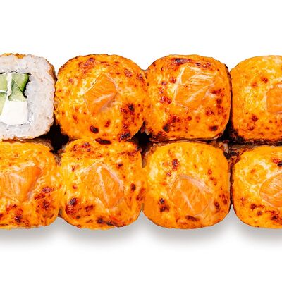 Запеченный хрустящий с лососем в Мисс Рис по цене 499 ₽