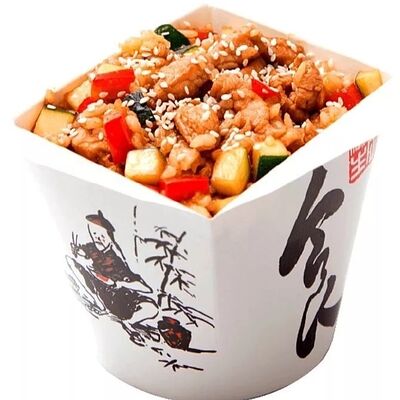 Рис с креветками и терияки соусом в Nami Sushi-Bar по цене 499 ₽