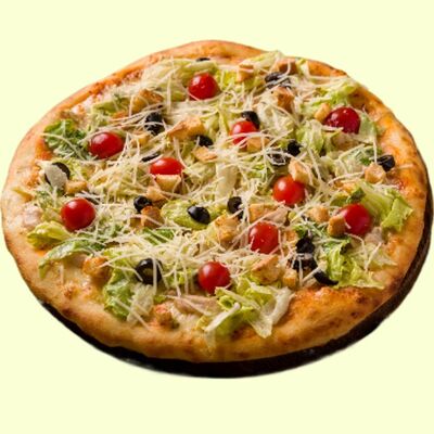 Пицца Цезарь с сырным бортиком в Сырный Бортик! по цене 1290 ₽