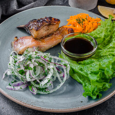 Карп свежий жареный в Сахара по цене 1100 ₽