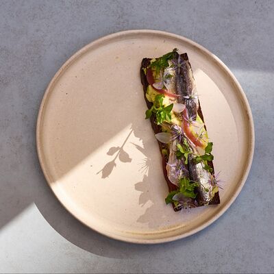 Сморреброд с тугунком и толченым картофелем в 0.75 please Moscow по цене 1350 ₽