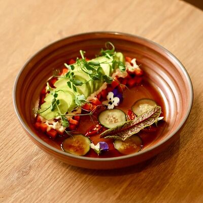 Закуска из авокадо и моркови в Rice foodcoffee по цене 2700 ₸