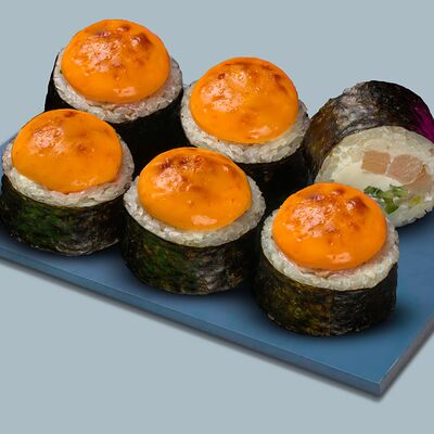 Запеченная Фудзияма в НАШИ СУШИ по цене 580 ₽