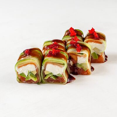 Ролл Грин с лососем в СитиФокс по цене 1188 ₽