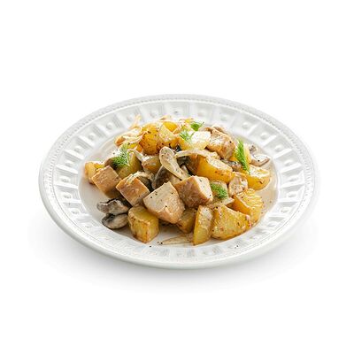 Жаркое из курицы с грибами в Румянцев по цене 469 ₽