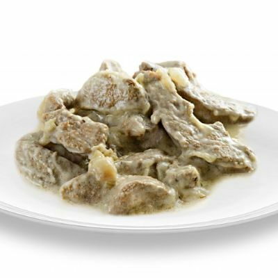 Печень говяжья по-строгановски в DM Cafe по цене 252 ₽