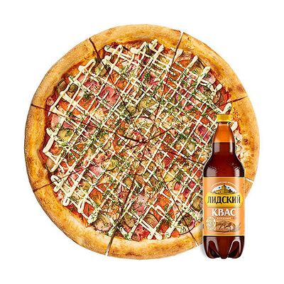 Деревенская и Лидский квас в ПиццаМания по цене 28 р.