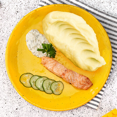 Лосось Терияки с пюре в Mojo по цене 380