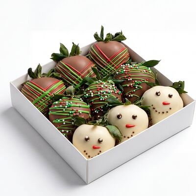 Клубника в шоколаде Снеговики New S в Клубника в шоколаде VeryBerryLab по цене 4190 ₽