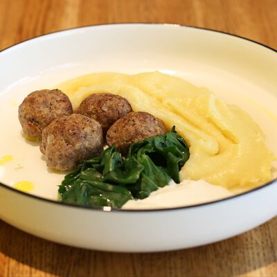 Фрикадельки с пюре в Tony Pizzoni по цене 796 ₽