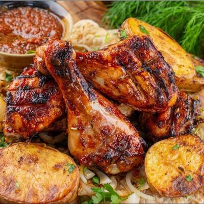 Шашлык из куриной голени в Шашлычный manemax по цене 699 ₽