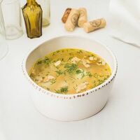 Домашняя лапша с курицей и грибами в Эларджи