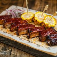 Копченые свиные ребра BBQ в Экспромт