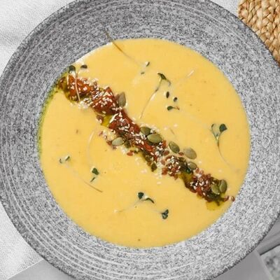 Тыквенный крем-суп в Кстати, давай зайдём по цене 380 ₽