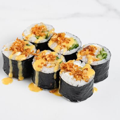 Малый ролл с тилапией в кляре №21 в Ёбисан по цене 489 ₽