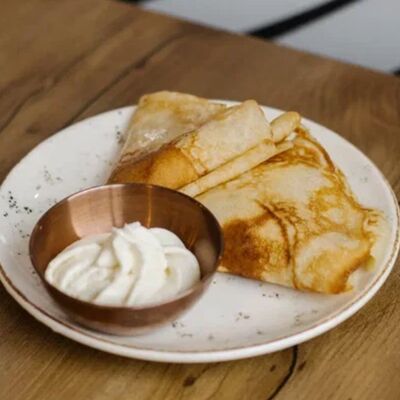 Блины с кремом Мильфей (сладкие) в Про Тесто по цене 250 ₽