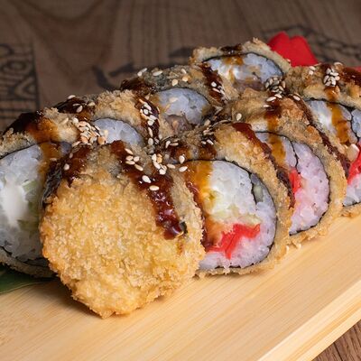 Теплый с лососем и угрем в Бань бао по цене 715 ₽