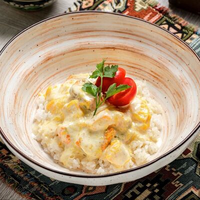 Лосось с рисом и тыквой в Kish-Mish по цене 800 ₽