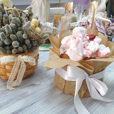 Творожный кулич с цукатами в Джем по цене 900 ₽