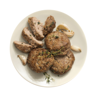 Котлеты домашние из телятины и свинины жареные в Азбука Вкуса Экспресс Меню по цене 385 ₽