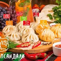 Хинкали с Аджапсандали в Мушмула