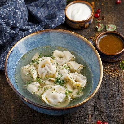 Чучвара-шурпа в Баклажан в ТЦ 