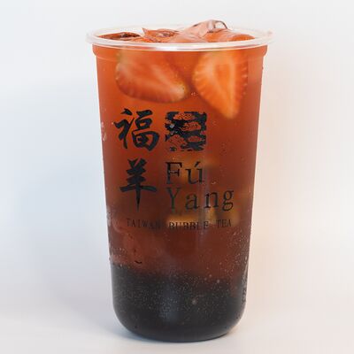 Апельсин-Персик-Клубника в Fu Yang Bubble tea по цене 545 ₽