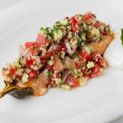 Баклажан и овощная сальса в Море на Патриках по цене 790