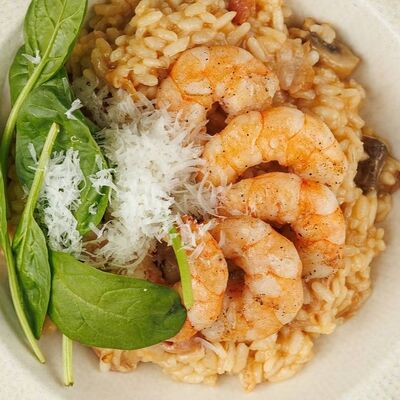 Каша рисовая с креветкамив Neft по цене 21 р.