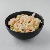 Феттуччине с креветками в Моремания Food