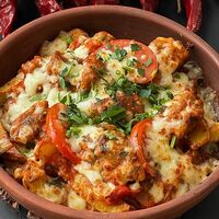 Сковородка с картошкой и свининойв Мадо - Душа Грузии