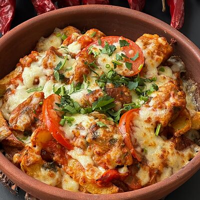 Сковородка с картошкой и свининойв Мадо - Душа Грузии по цене 1539 ₽