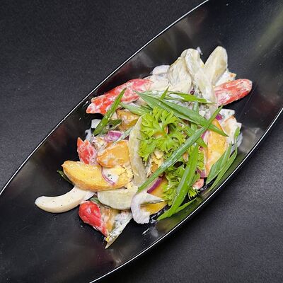 Салат с колбасками в Мёд по цене 2645 ₸