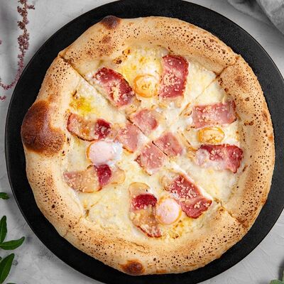 Пицца Карбонара в Zero pizza по цене 950 ₽