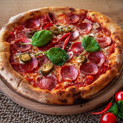 Пицца Диабло в Дачные сезоны по цене 950 ₽