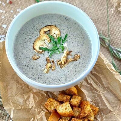 Грибной крем-суп в Корпус О бар по цене 470 ₽