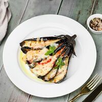 Баклажан Пармиджано в Pappardelle - Пицца Паста Италия