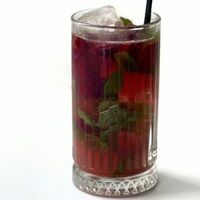 Домашний лимонад Черника-лаванда в Luna lounge
