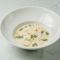 Сливочная уха в Облака