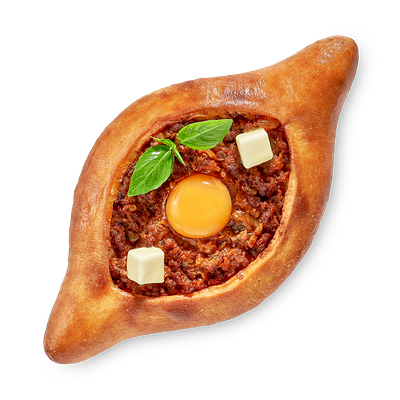 Хачапури по-аджарски Болоньезе в Старик Хинкалыч по цене 585 ₽