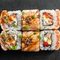 Лосось татаки в Искра Бистро