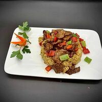 Кусочки говядины с рисом по-тайски в Китай-город