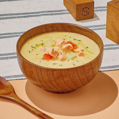 Финская уха с лососем в Dostaевский по цене 688 ₽