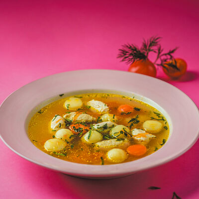 Суп кнели из индейки в Двор Помидор по цене 320