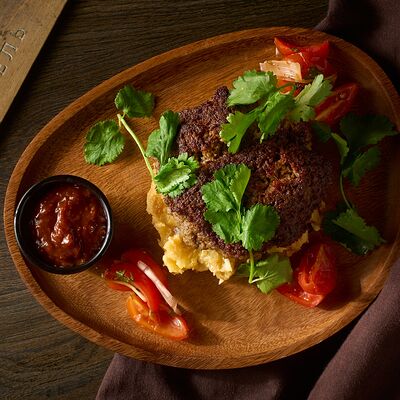 Бифштекс из мраморной говядины в Хмель по цене 690 ₽