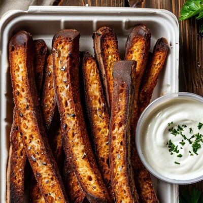 Гренки чесночные в Сытый Лось по цене 220 ₽