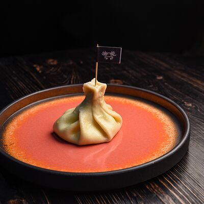 Хинкали с крабомв The Kabak по цене 310 ₽